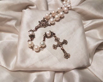 Heirloom Rosary - Freshwater Pearl