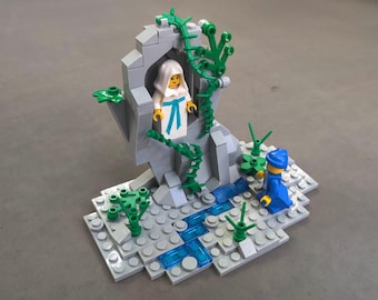 Our Lady of Lourdes in Lego
