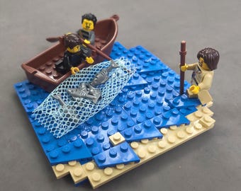 Jesus Calls the First Disciples in Lego