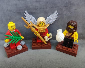 3 Saints in Lego (St. John the Baptist, St. Gabriel, and St. Stephen)