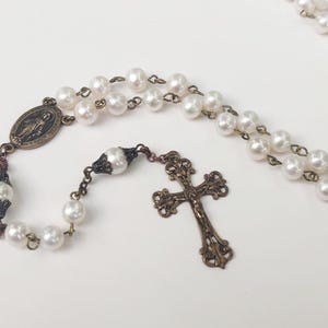 Heirloom Rosary - Freshwater Pearl