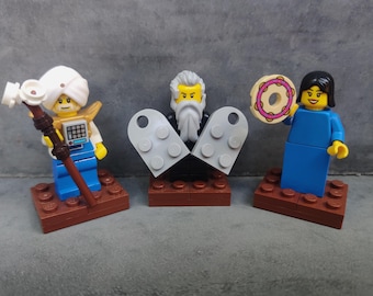 Moses, Aaron, and Mirjam in Lego