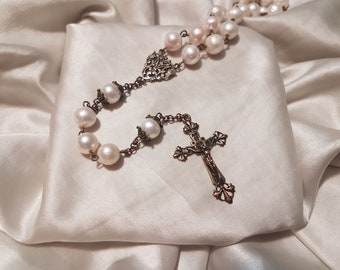 Heirloom Rosary - Freshwater Pearl