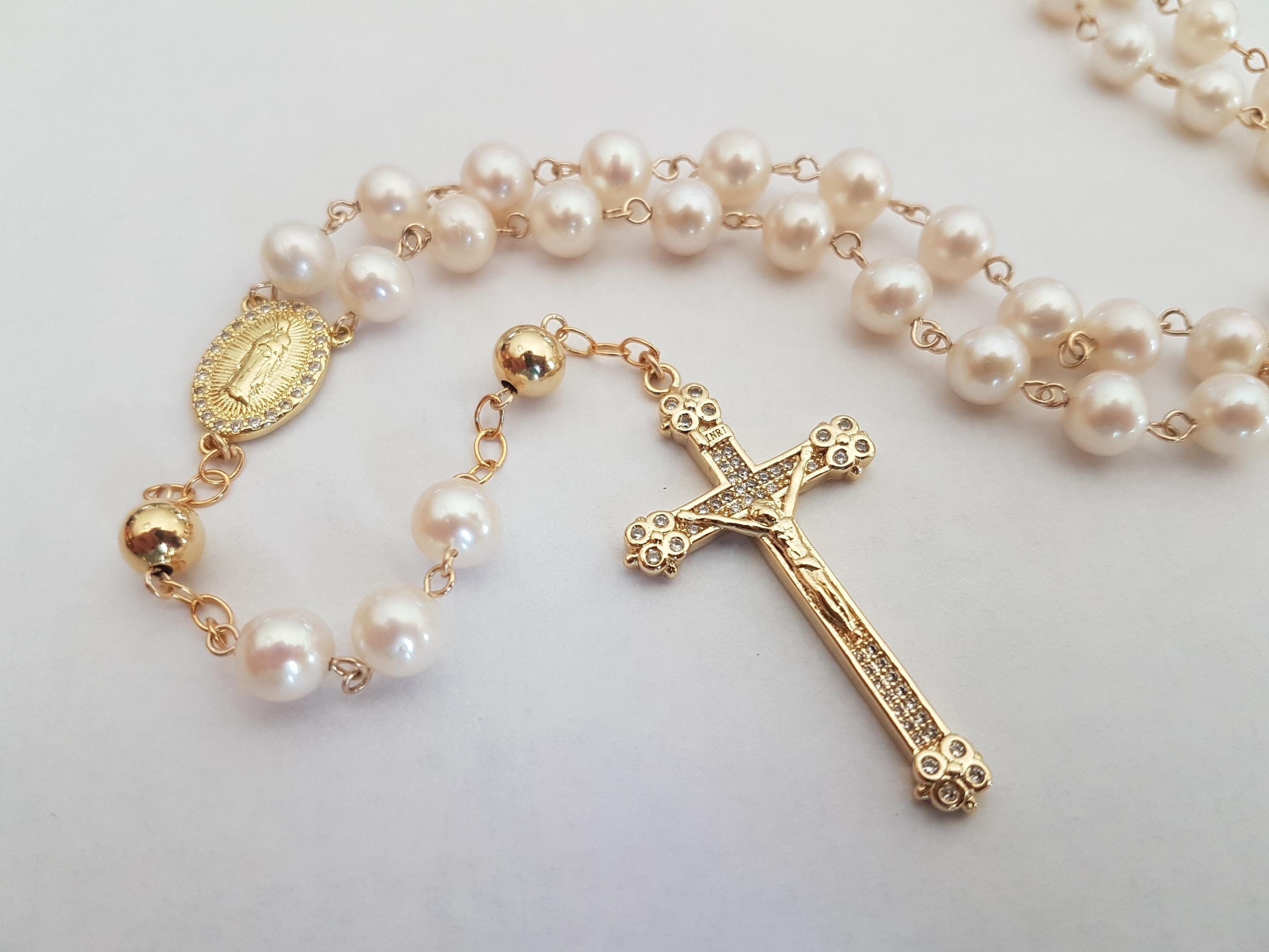 Bridal Pearl Rosary