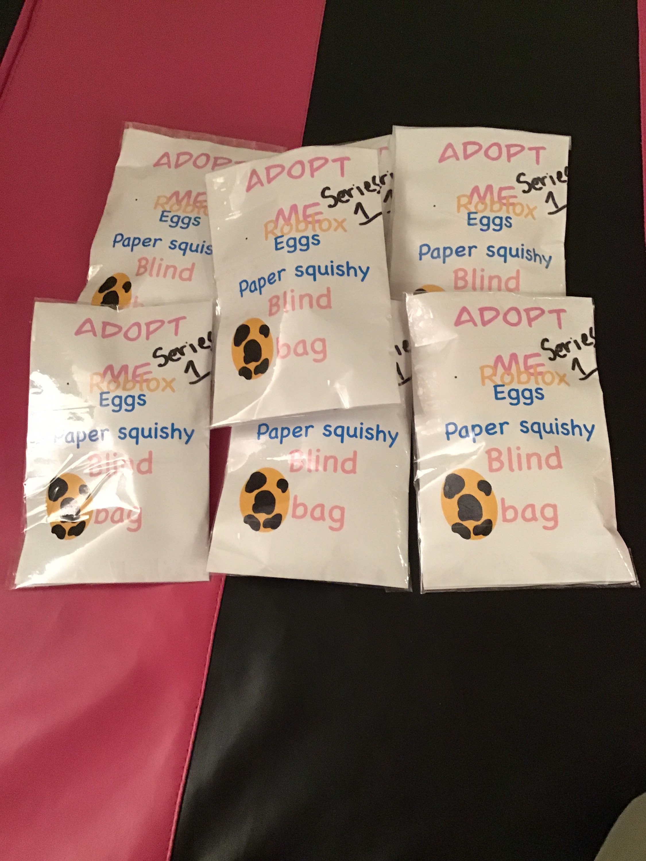 Diy adopt me Roblox egg blind bags. Not a Roblox or Adopt me Etsy