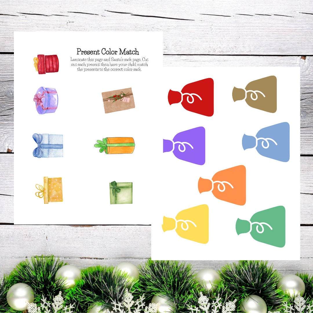 Preschool Christmas Homeschool Unit Study Holiday Bundle Learning Pack ...