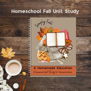 Homeschool-Herbst-Einheit-Studienpaket-Lernpaket-Herbst-Bildung Einfach fallen Eine hausgemachte Bildung