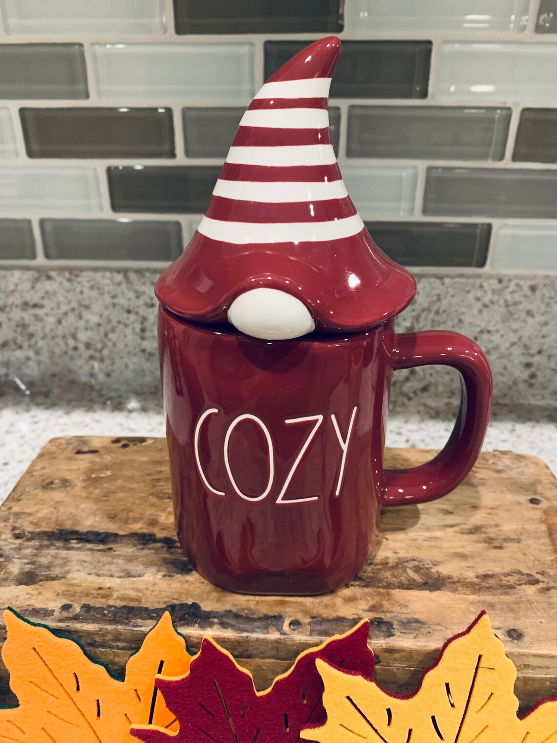 Rae Dunn Fall Canister and Mug Cozy Fall Gnome Tiered Etsy