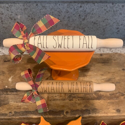 Patriotic Mini Rolling Pins / Tiered Tray Decor / Choice of 3 Etsy