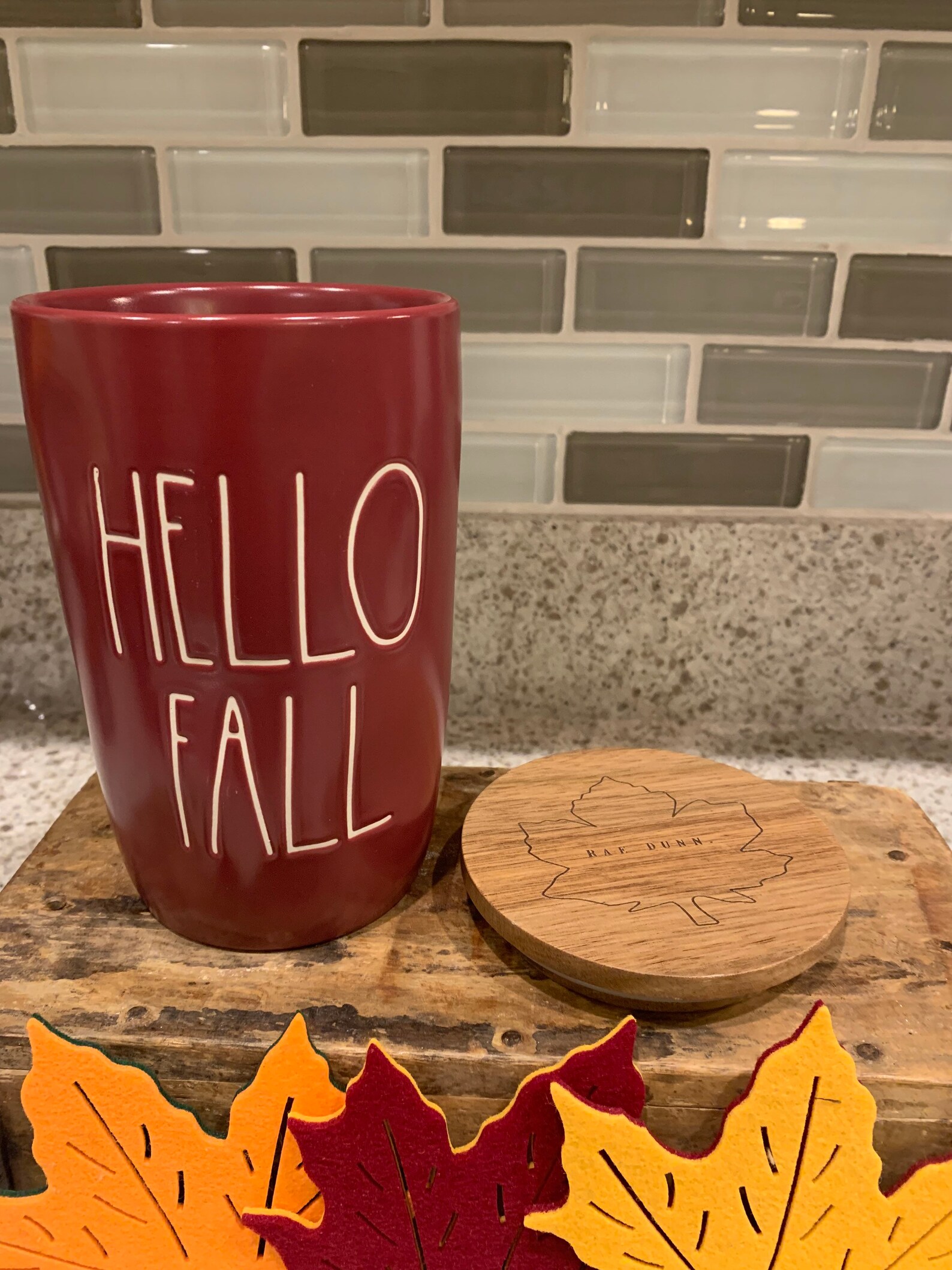 Rae Dunn Fall Canister and Mug Cozy Fall Gnome Tiered Etsy