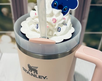 Stanley Cup Tumbler Faux Topper- Stanley Tags- Stitch- Tumbles Accessories