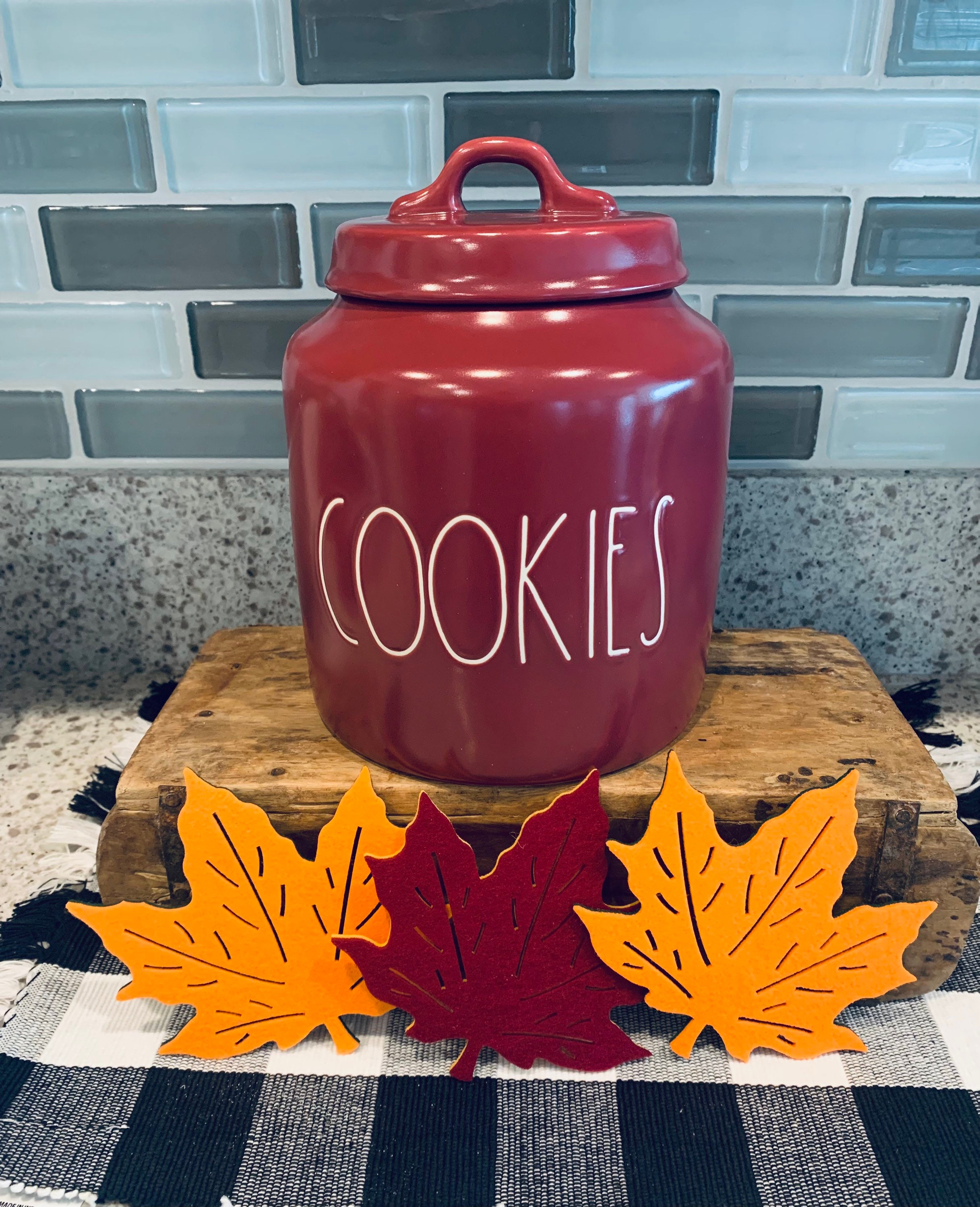 Rae Dunn Santa's Cookies Canister Cookie Jar, by Magenta