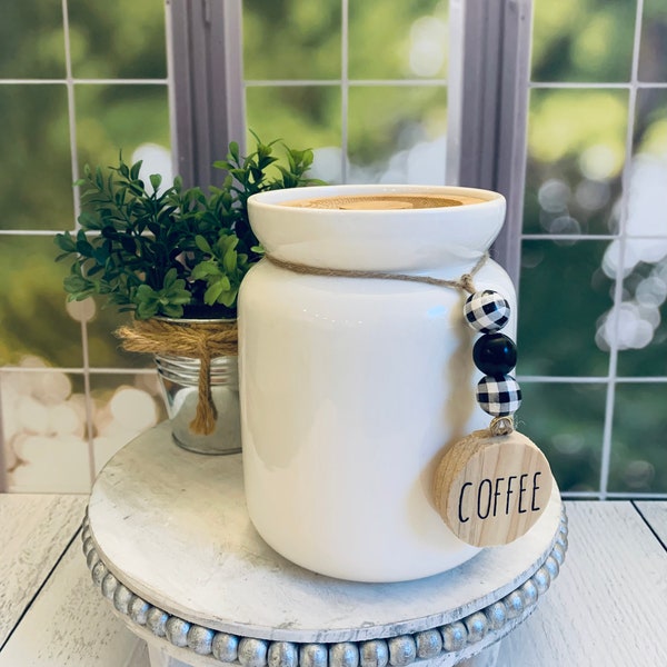 Rae Dunn Coffee Canister Etsy