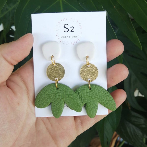 Polymer clay earrings |Handmade in Darwin | Earthy mumma collection