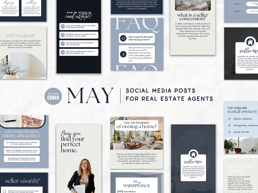 May Real Estate Posts | May Real Estate Marketing | Captions and ...