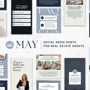 May Real Estate Posts | May Real Estate Marketing | Captions and Hashtags for Real Estate Agents | Social Media Realty | May Social Media