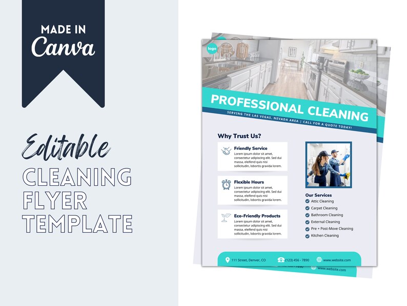 Flyer Kitchen Clean Cleaning Company Flyer | Cleaning Flyer | Cleaning Service Flyer | Home ...