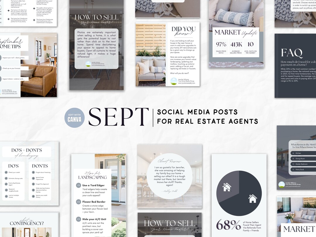 September Real Estate Posts September Real Estate Marketing Captions