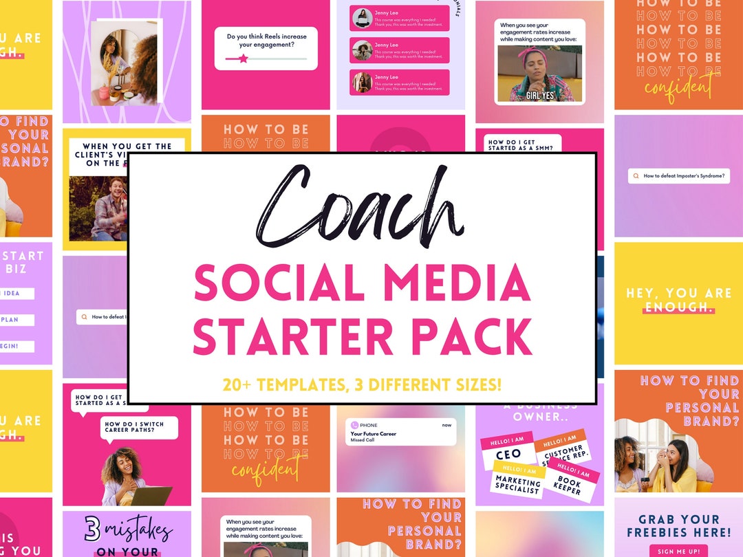 Coach Instagram Templates | Social Media Templates for Coaches ...