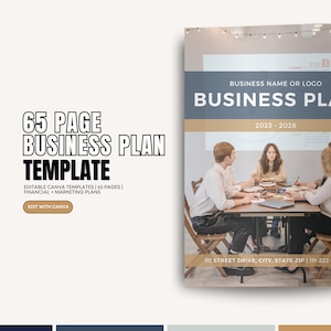 Small Business Plan | Small Business Planner | Start Up Planner | Canva Template | Printable Planner | Online Business | Business Kit | GB03
