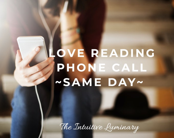 Featured listing image: Love Reading Phone Call | 15 Minute Session | The Intuitive Luminary