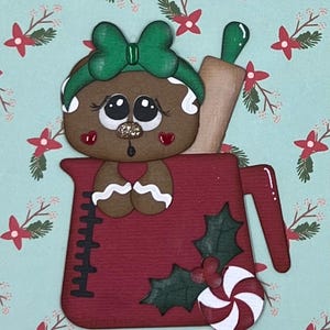 Baking Ginger  die cut paper pieced