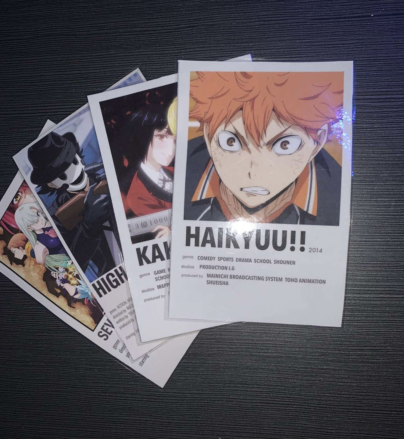 Laminated Anime Posters Poster Character Title Card Etsy