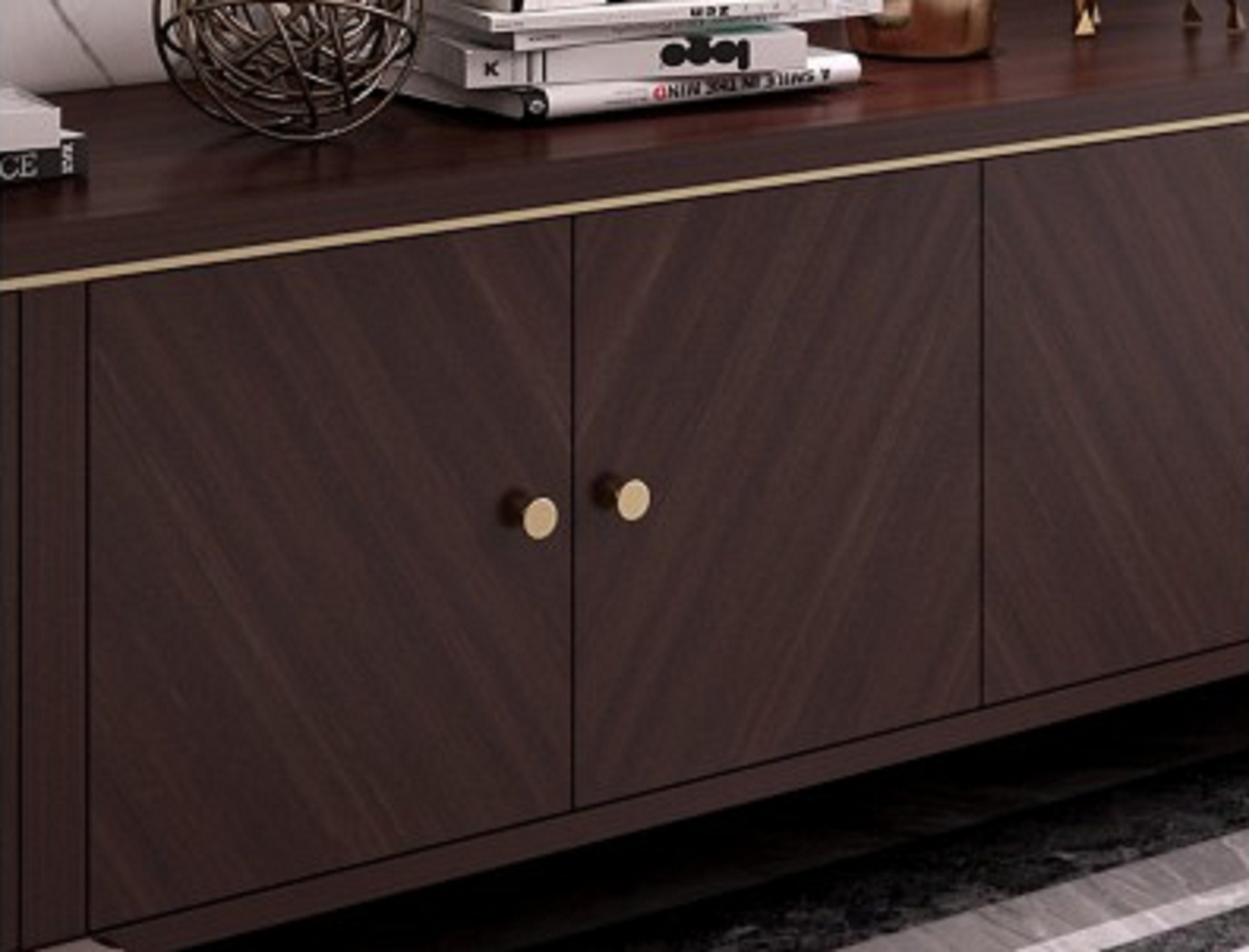 Amerikanische moderne minimalistische Couchtisch TV-Kabinett | Etsy