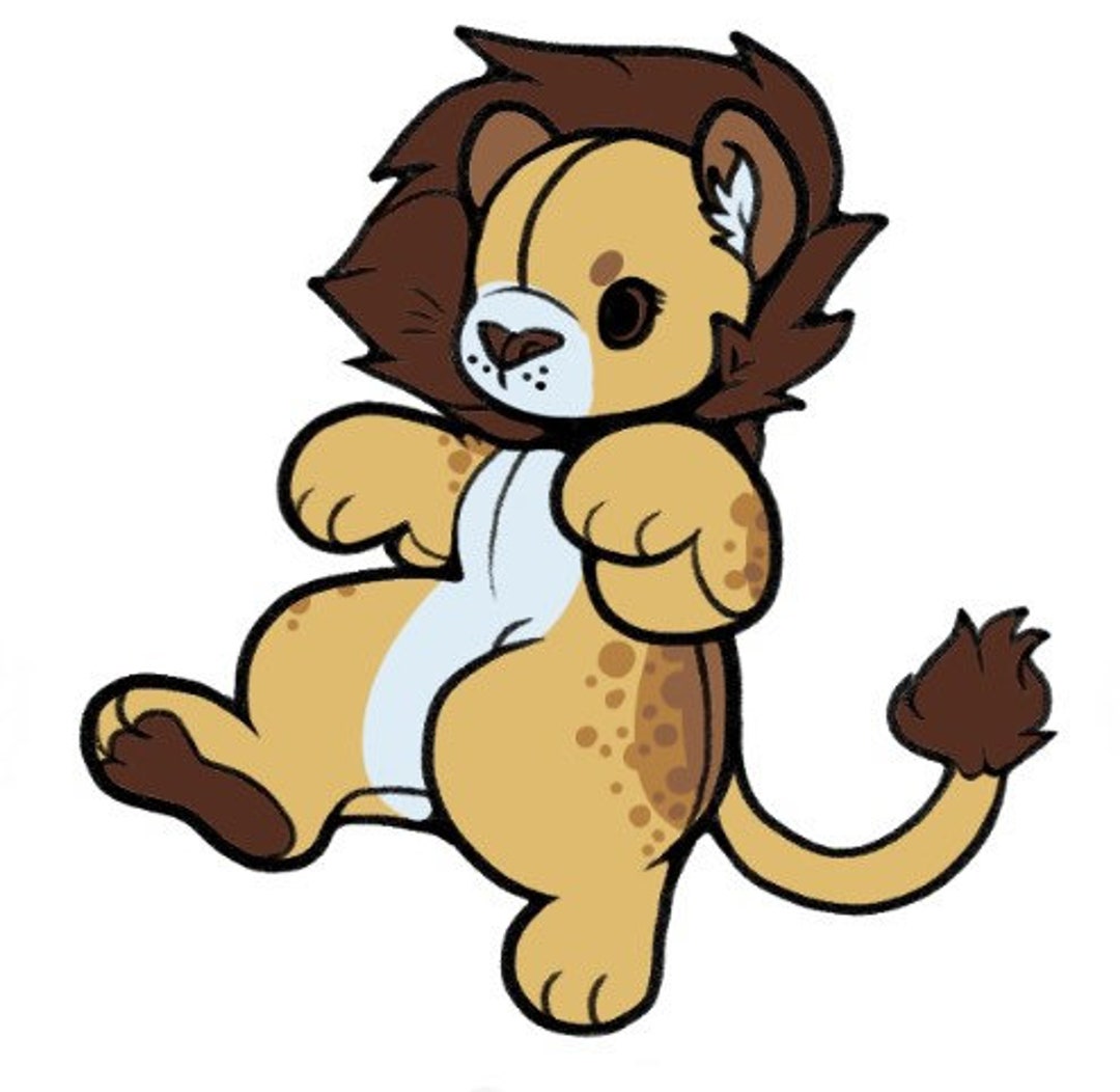 Lion Fursona Adopt 3 Drawings - Etsy
