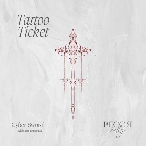 Temporary Tattoo Cyber Sigilism Etsy