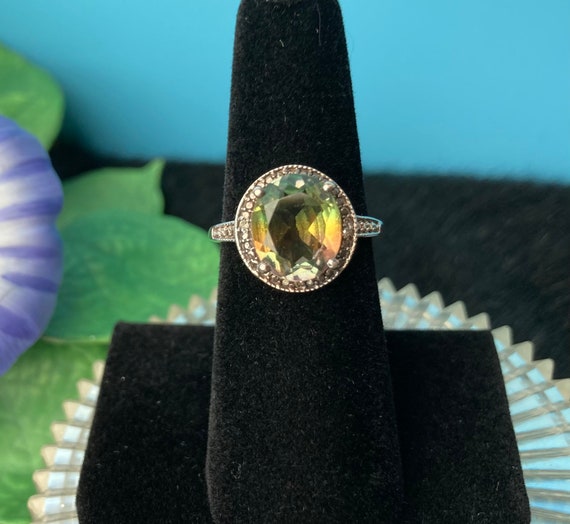 Sterling silver spinel ring - image 2