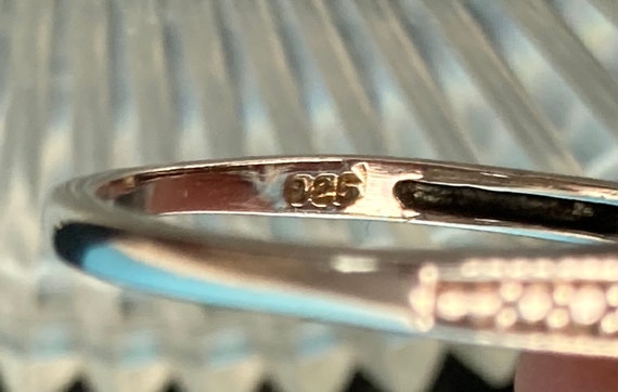 Sterling silver spinel ring - image 8