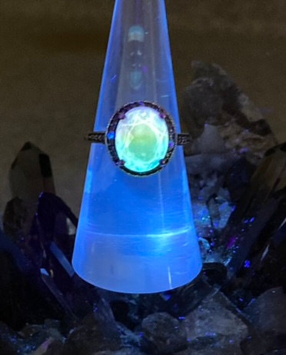 Sterling silver spinel ring - image 3