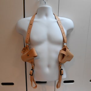 All Leather Shoulder Holster - Harness