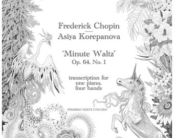 Chopin-Korepanova 'Minute Waltz'. Transcription for one piano, four hands.
