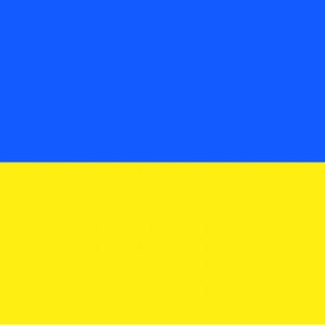 Ukraine flag sticker (matt) for indoor and outdoor use