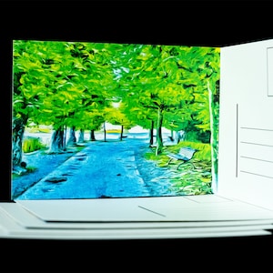 Premium Postkarte   "Malerisches Konstanz" DIN A6 350 g/m Postkartenkarton  Kunstdruck.