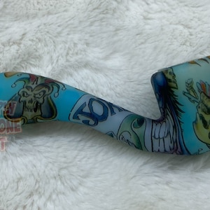 Glow in the Dark Pipe, Glow Pipe, Silicone Pipe, Unbreakable Pipe, Pipe, Silicone Pipe, Pipe, Pipe with Glass Bowl, Clown Pipe, Cute Pipe