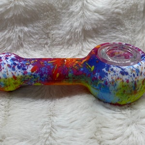 Silicone Pipe, Unbreakable Pipe, Pipe, Silicone Pipe, Pipe, Pipe with Glass Bowl, Splash Pipe, Cute Pipe