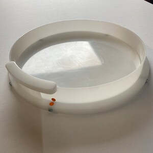300mm Diameter HDPE Reusable Epoxy Clock/ Round Mould/Mold - UK bild 2