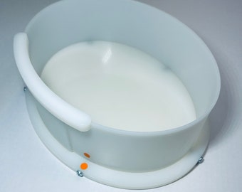 HDPE Reusable Epoxy Oval Mould/Mold - made in the UK