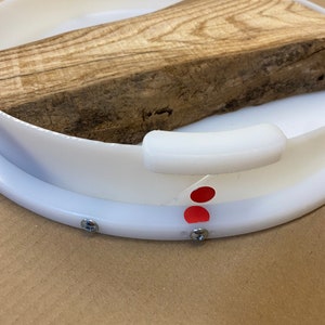 300mm Diameter HDPE Reusable Epoxy Clock/ Round Mould/Mold - UK bild 7