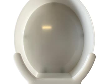 Oval Flat Foot HDPE Reusable Epoxy Resin Mould/Mold - UK