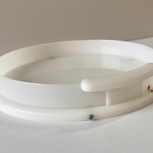 300mm Diameter HDPE Reusable Epoxy Clock/ Round Mould/Mold - UK bild 1