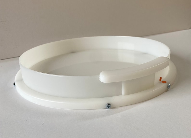 300mm Diameter HDPE Reusable Epoxy Clock/ Round Mould/Mold - UK bild 1