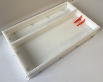 70cmx40cm HDPE Reusable Epoxy Resin Large Bread/serving/charcuterie Board Mould/Mold - UK