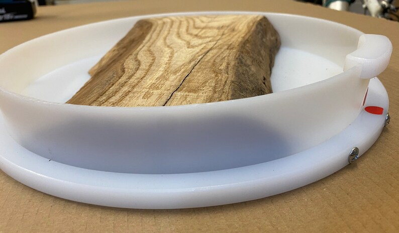 300mm Diameter HDPE Reusable Epoxy Clock/ Round Mould/Mold - UK bild 9