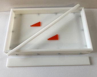 50cmx30cm HDPE Reusable Epoxy Resin Large Bread/serving/charcuterie Board Mould/Mold - UK