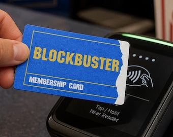 Tarjeta de socio de Blockbuster - Pago sin contacto
