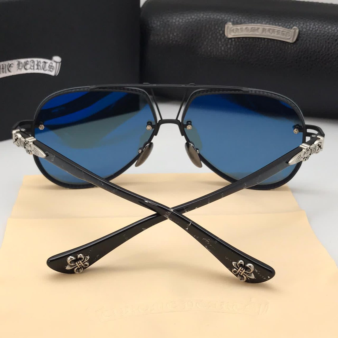 Men's Sunglasses Chrome Hearts Postyank Etsy